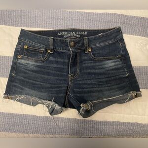 American Eagle Outfitters Dark Blue Jean Shorts